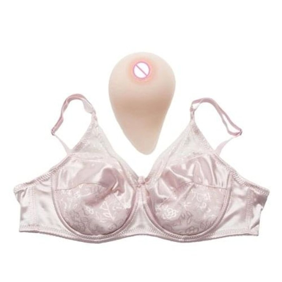 The Drag Queen Closet 1000G Breasts With Bra (5 Colors) | Underwear