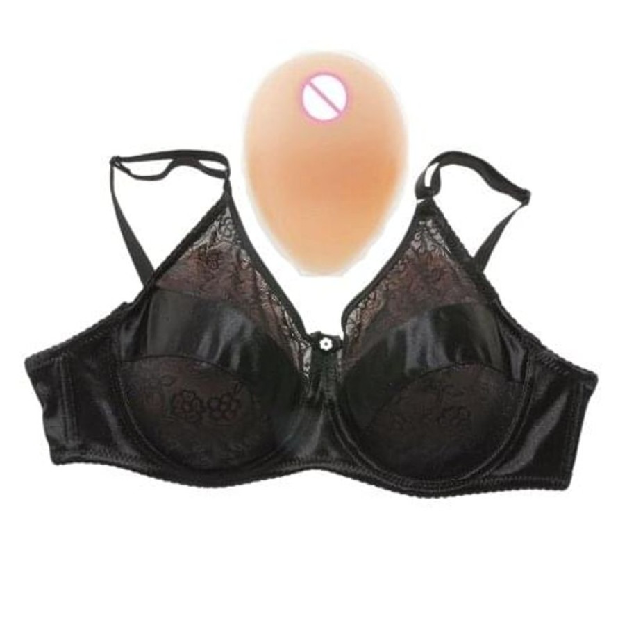 The Drag Queen Closet 1200G Breasts With Bra (3 Colors) | Underwear