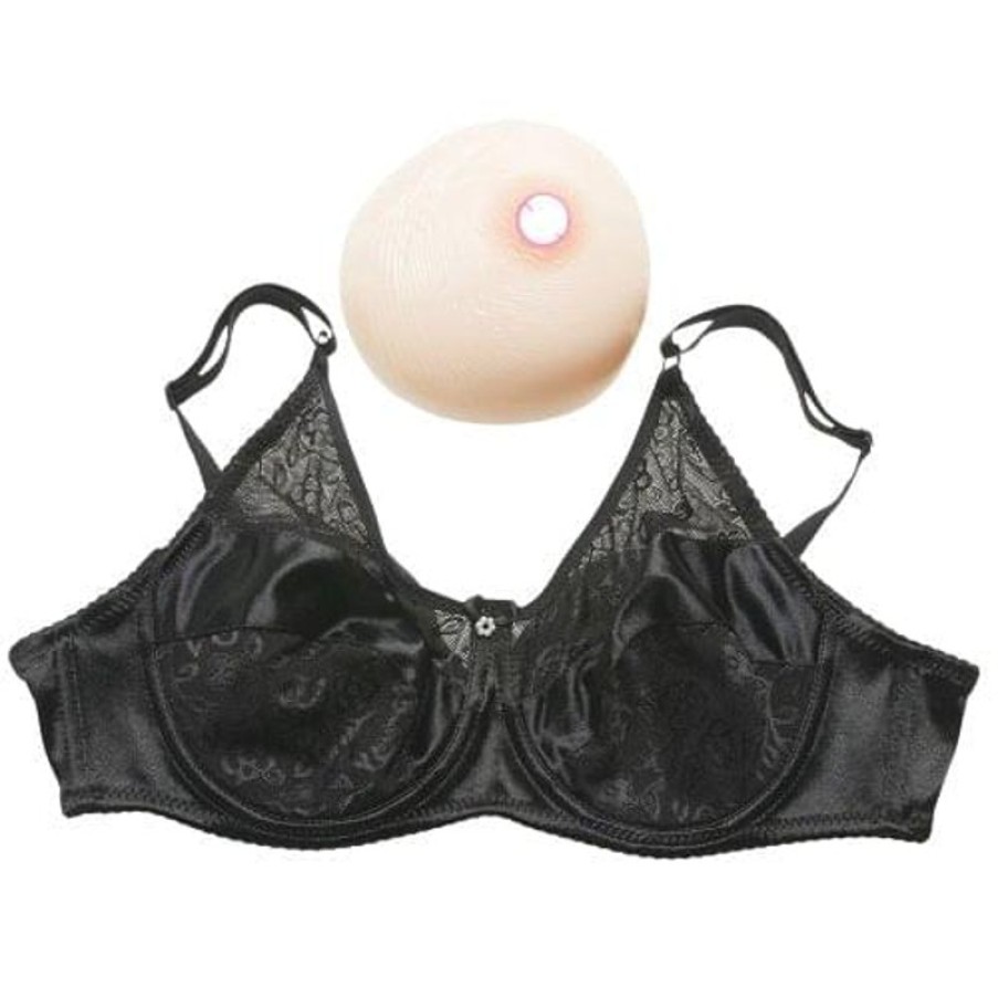 The Drag Queen Closet 1200G Breasts With Bra (4 Colors) | Underwear