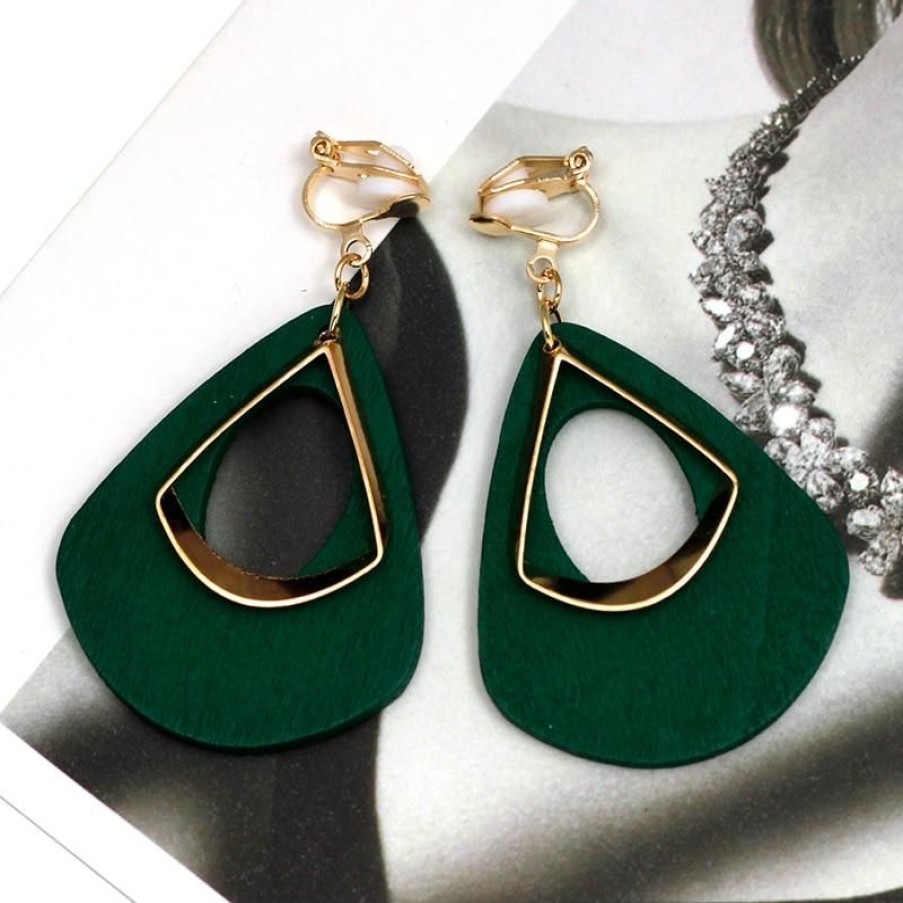 The Drag Queen Closet Clip Earrings Drag Green | Earrings