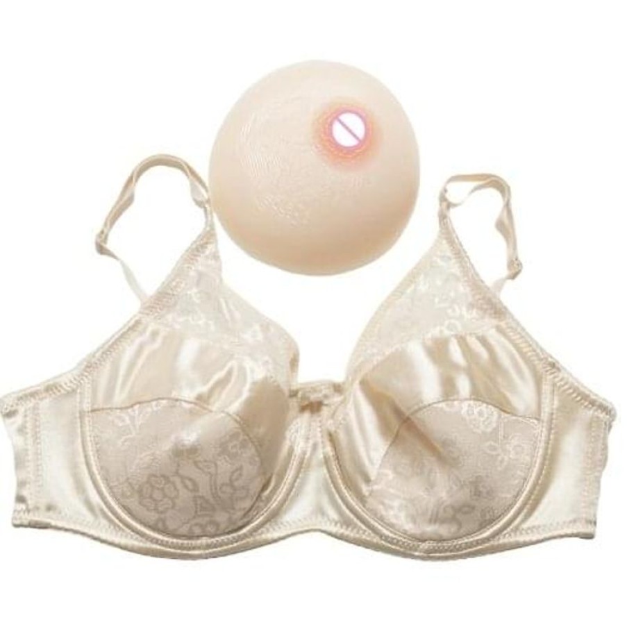 The Drag Queen Closet 1000G Breasts With Bra (4 Colors) | Underwear