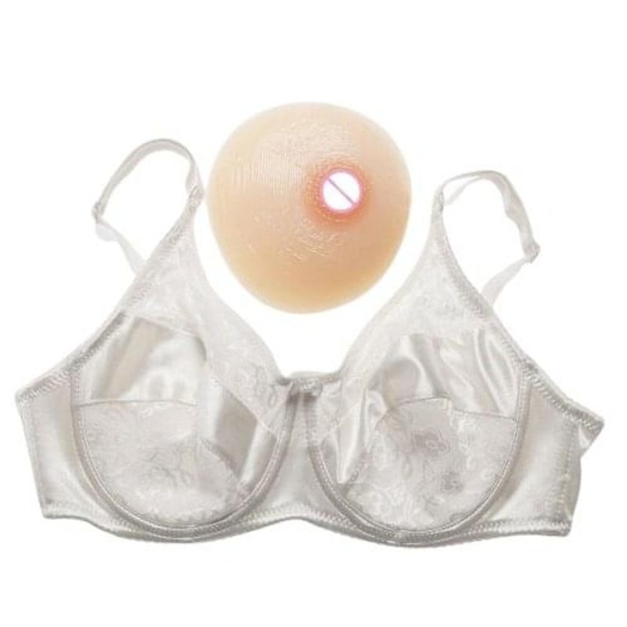 The Drag Queen Closet 1000G Breasts With Bra (4 Colors) | Underwear